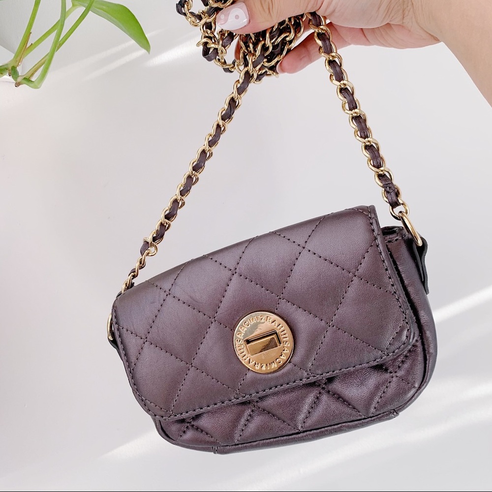 ISAAC MIZRAHI SILVER CROSSBODY BAG